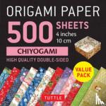  - Origami Paper 500 sheets Chiyogami Patterns 4" (10 cm)