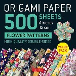  - Origami Paper 500 sheets Flower Patterns 6" (15 cm)