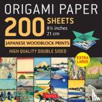  - Origami Paper 200 sheets Japanese Woodblock Prints 8 1/4"