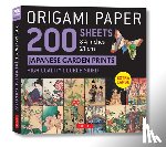  - Origami Paper 200 sheets Japanese Garden Prints 8 1/4" 21cm