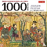 Tuttle Studio - Cherry Blossom Season in Old Tokyo- 1000 Piece Jigsaw Puzzle: Woodblock Print by Utagawa Kunisada (Finished Size 24 in X 18 In)