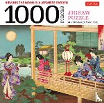 Chikanobu, Toyohara - Viewing the Moon Japanese Garden- 1000 Piece Jigsaw Puzzle: Finished Size 24 X 18 Inches (61 X 46 CM)