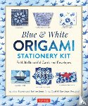 Tuttle Studio - Blue & White Origami Stationery Kit: Fold 36 Beautiful Cards and Envelopes: Includes Papers and Instructions for 12 Origami Note Projects