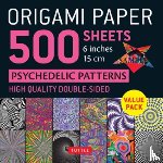  - Origami Paper 500 sheets Psychedelic Patterns 6" (15 cm)