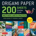  - Origami Paper 200 sheets Mother Earth Photos 6" (15 cm)