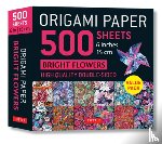  - Origami Paper 500 sheets Bright Flowers 6" (15 cm)