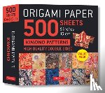  - Origami Paper 500 sheets Kimono Flowers 6" (15 cm)