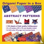 Tuttle Studio - Origami Paper in a Box - Abstract Patterns: 192 Sheets of Tuttle Origami Paper: 6x6 Inch Origami Paper Printed with 10 Different Patterns: 32-Page Ins