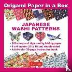 Tuttle Studio - Origami Paper in a Box - Japanese Washi Patterns: 200 Sheets of Tuttle Origami Paper: 6x6 Inch Origami Paper Printed with 12 Different Patterns: 32-Pa
