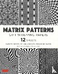  - Matrix Patterns Gift Wrapping Papers - 12 sheets