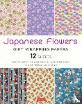  - Japanese Flowers Gift Wrapping Papers - 12 sheets