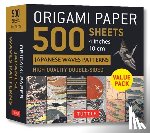  - Origami Paper 500 sheets Japanese Waves 4" (10 cm)