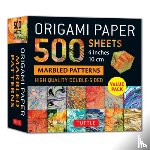  - Origami Paper 500 sheets Marbled Patterns 4" (10 cm)