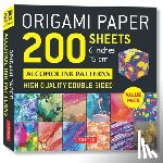 Tuttle Studio - Origami Paper 200 Sheets Alcohol Ink Patterns 6 (15 CM): Tuttle Origami Paper: Double-Sided Origami Sheets Printed with 12 Designs (Instructions for 5