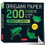  - Origami Paper 200 sheets Forest Green 6"a