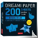  - Origami Paper 200 sheets Royal Blue 6"
