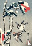  - Journal Sparrows and Camellia in Snow by Hiroshige, Lined PB