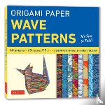  - Origami Paper - Wave Patterns - 6 3/4 inch - 48 Sheets
