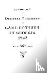 Houston, Martha Lou - Reprint of Official Register of Land Lottery of Georgia, 1827
