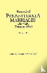 Linn, John B., Egle, William H. - Record of Pennsylvania Marriages Prior to 1810. In Two Volumes. Volume II