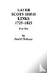 Dobson - Later Scots-Irish Links, 1725-1825. Part Two