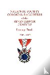 NS Colonial Daughters, 17th Century - National Society Colonial Daughters of the Seventeenth Century. Lineage Book, 1896-1989