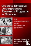 - Creating Effective Undergraduate Research Programs in Science