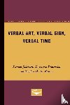 Jakobson, Roman - Verbal Art, Verbal Sign, Verbal Time