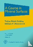 Colding, Tobias Holck, Minicozzi, William P. - A Course in Minimal Surfaces