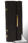 Thomas Nelson - NKJV, Checkbook Bible, Compact, Bonded Leather, Black, Wallet Style, Red Letter