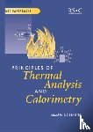  - Principles of Thermal Analysis and Calorimetry