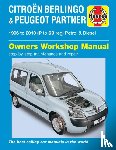 Haynes Publishing - Citroen Berlingo & Peugeot Partner Petrol & Diesel (96 - 10) Haynes Repair Manual