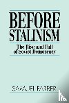 Farber, Samuel - Before Stalinism