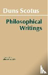 Duns Scotus, John - Duns Scotus: Philosophical Writings