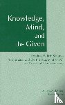 DeVries, Willem A., Triplett, Timm, Sellars, Wilfrid - Knowledge, Mind & the Given