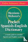 Merriam-Webster Inc - Merriam Webster's Pocket Spanish-English Dictionary