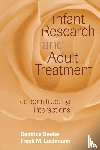 Beebe, Beatrice (Columbia University, Lachmann, Frank M. (New York University - Infant Research and Adult Treatment