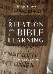 Runner, H. Evan - Runner, H: Relation of the Bible to Learning