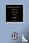 King, George - Richmond County, Virginia 1668-1853, Marriages of