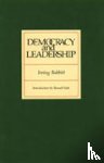 Babbitt, Irving - Democracy & Leadership