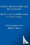 Sicha, Jeffrey F. - Kant's Transcendental Metaphysics: Sellars' Cassirer Lectures Notes and Other Essays