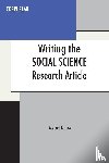 Barlow, Michael - Writing the Social Science Research Article