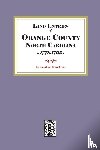 Pruitt, Albert Bruce - Land Entries of Orange County, North Carolina, 1778-1795