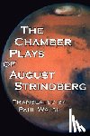 Strindberg, August - The Chamber Plays of August Strindberg