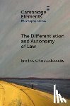 Christodoulidis, Emilios (University of Glasgow) - The Differentiation and Autonomy of Law