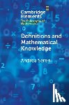 Sereni, Andrea (Scuola Universitaria Superiore IUSS Pavia) - Definitions and Mathematical Knowledge