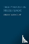 Maraguat, Edgar (Universidad de Valencia) - True Purposes in Hegel's Logic