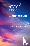 Jones, Constance A. (California Institute of Integral Studies) - J. Krishnamurti