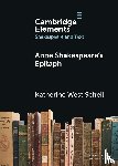 Scheil, Katherine West (University of Minnesota) - Anne Shakespeare's Epitaph