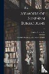 Burroughs, Stephen 1765-1840 - Memoirs of Stephen Burroughs